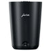 Jura Hot Cup Warmer S in black with Jura logo and power switch on the front, front view
