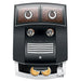Jura J8 twin residential automatic coffee machine, top view of the two bean containers filled with coffee beans
