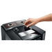 Jura J8 twin residential automatic coffee machine, hand turning the grinder setting dial on top of the machine