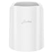 Jura Milk Glacette for automatic coffee machines in white with embossed Jura logo, front view