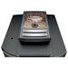 Jura W8 commercial automatic coffee machine, top view of the bean container filled with coffee beans