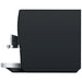 Jura Z10 residential automatic coffee machine in black, plain side view of the machine body and coffee spout
