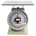 Kilotech KAM Series large dial portioning and receiving scale with oversized stainless platform, front view