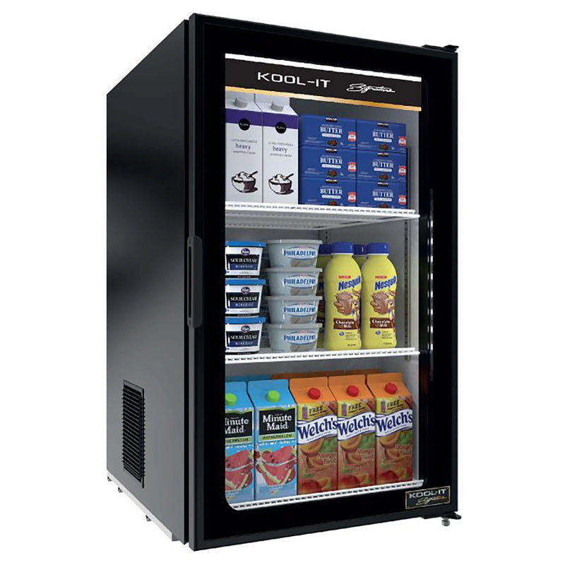 Kool-It LX-6RB Single Door 21" Wide Counter Top Display Refrigerator-Phoenix Food Equipment