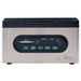 LEM 1745 MaxVac Pro chamber vacuum sealer, front view of the stainless steel body and green control panel