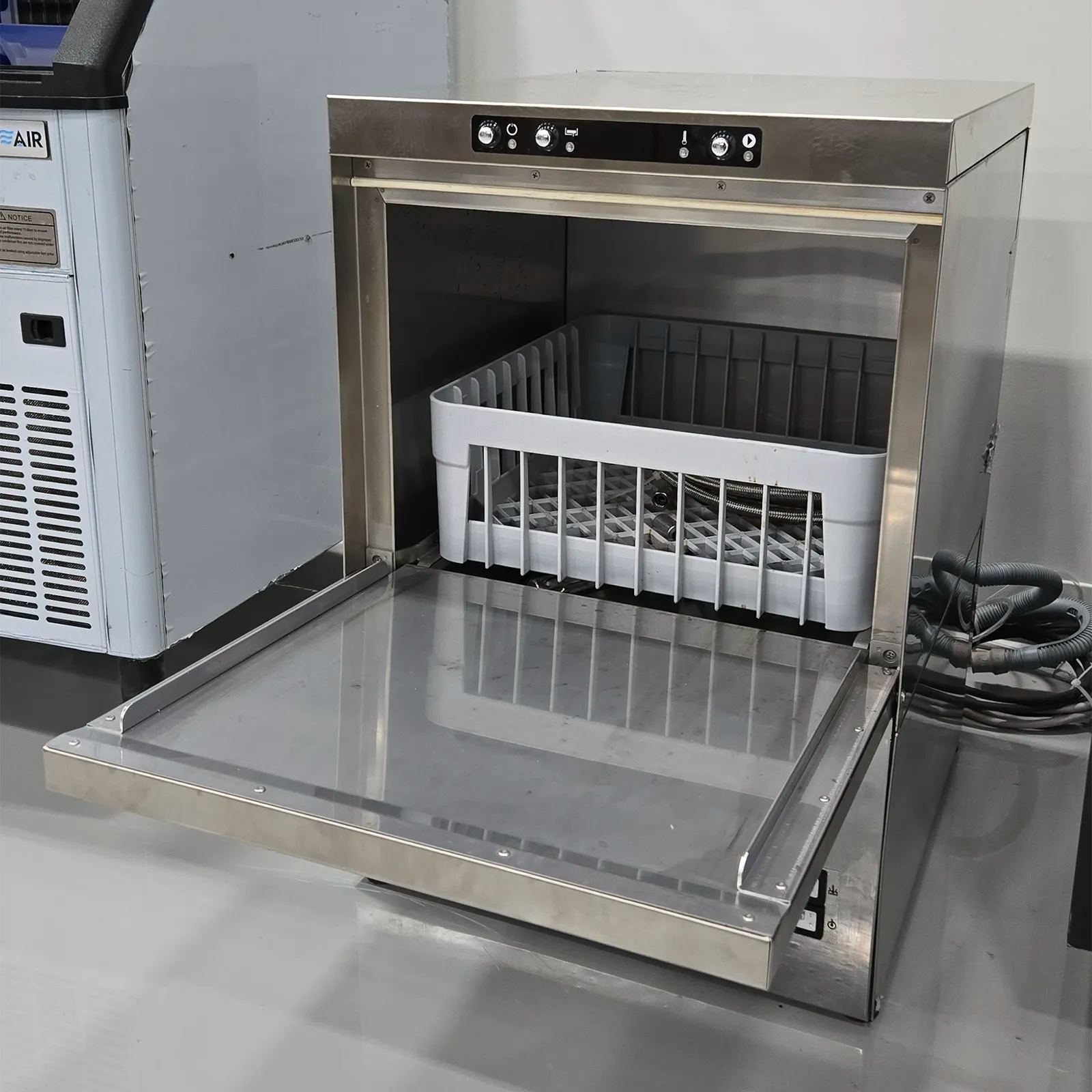 ** LIGHTLY USED** ATA B21 High-Temp Under Counter Glass Washer-Phoenix Food Equipment