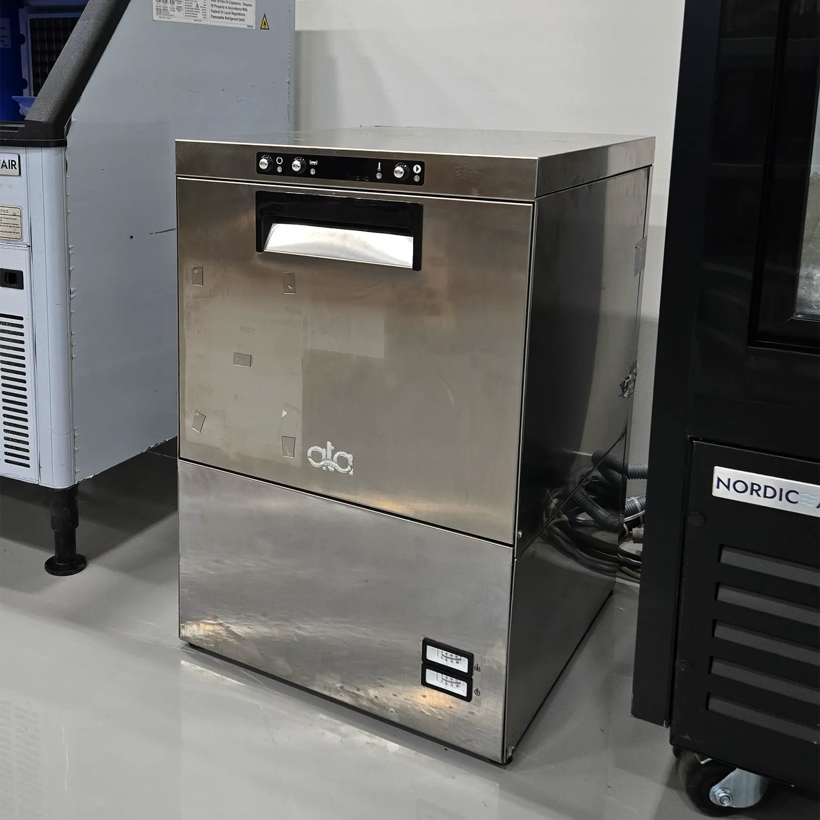 ** LIGHTLY USED** ATA B21 High-Temp Under Counter Glass Washer-Phoenix Food Equipment