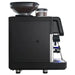 La Cimbali S20 CS10 automatic espresso machine, side view of the black body with bean hoppers and spout
