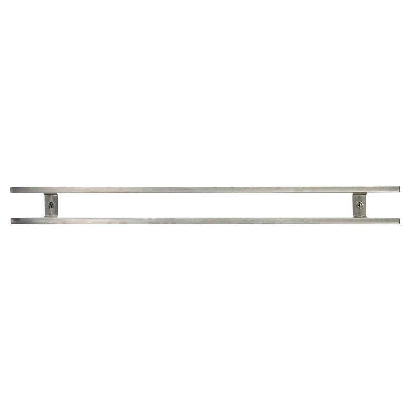 Mercer Culinary 24-inch stainless steel magnetic bar knife holder, long twin-rail design with wall mounting brackets