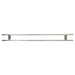 Mercer Culinary 24-inch stainless steel magnetic bar knife holder, long twin-rail design with wall mounting brackets