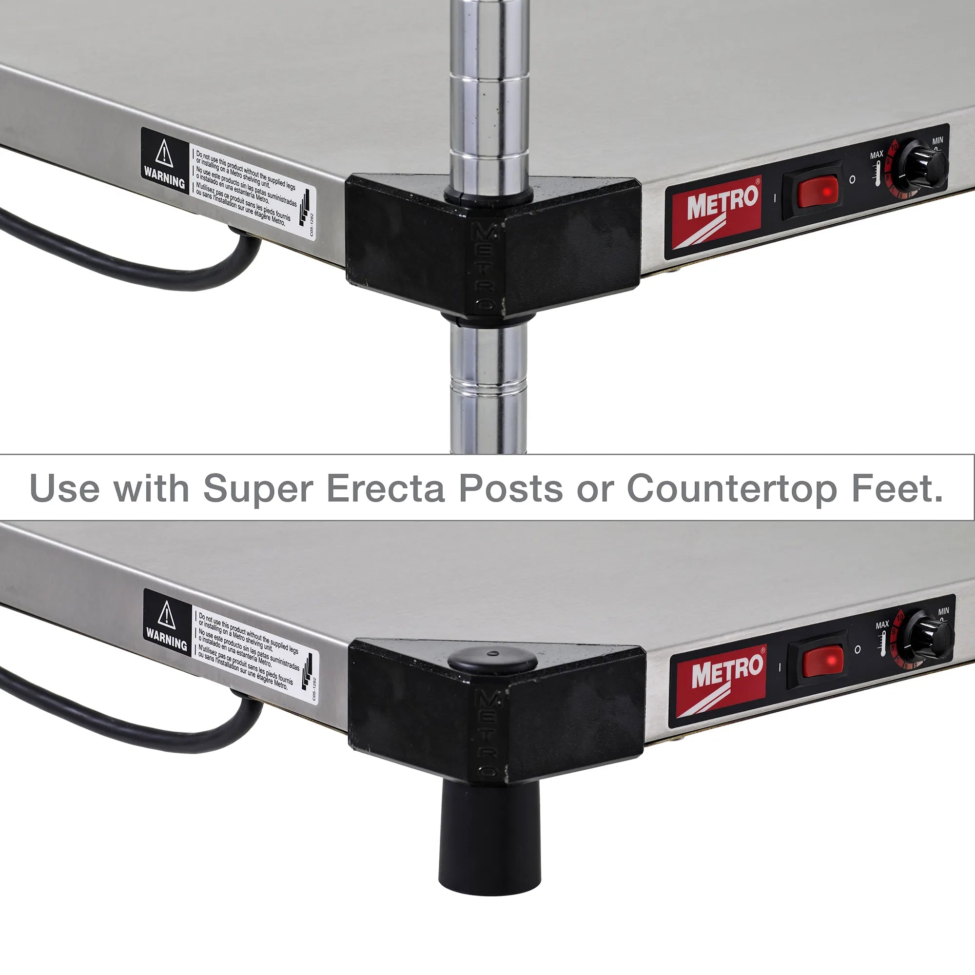 Metro HS1848 Countertop 48" Heated Shelf-Phoenix Food Equipment