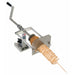 Nemco 55050AN-CT Chip Twister with a twisted potato on a skewer, alternate cut style option, angled view
