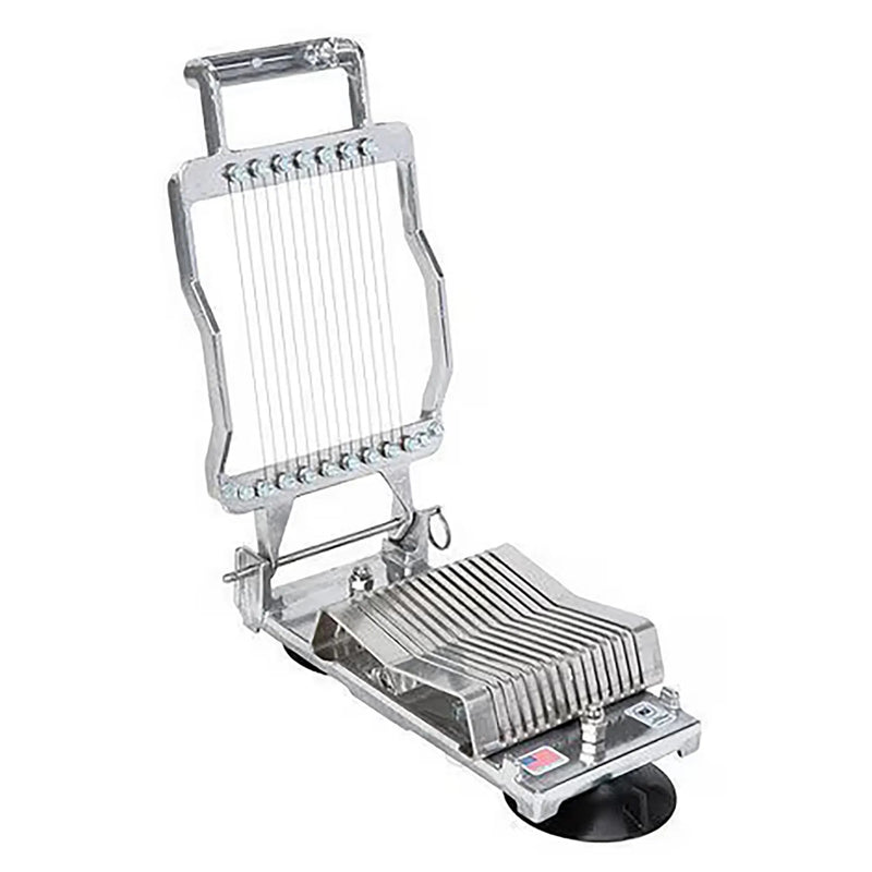 Nemco 55300A-516D Easy Cheeser for mozzarella, aluminum wire cheese cutter on suction base, head raised