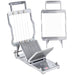 Nemco 55300A series Easy Cheeser with wire cutting head open and a spare interchangeable wire frame beside it
