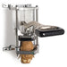 Nemco 55450 series Easy Fry Cutter, wall mounted aluminum model with lever handle cutting a whole potato