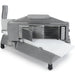 Nemco 55600 series Easy Tomato Slicer, aluminum frame with stainless steel blades and white cutting board