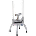 Nemco 56500 series Easy Chopper 2 vegetable chopper/slicer, aluminum frame with plunger handle, angled view