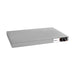Nemco 6301 series countertop heated shelf, smallest size, stainless steel surface with dial control, angled view