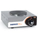 Nemco 6310-1 electric single burner hot plate, stainless steel with cast iron burner and dial control, angled view