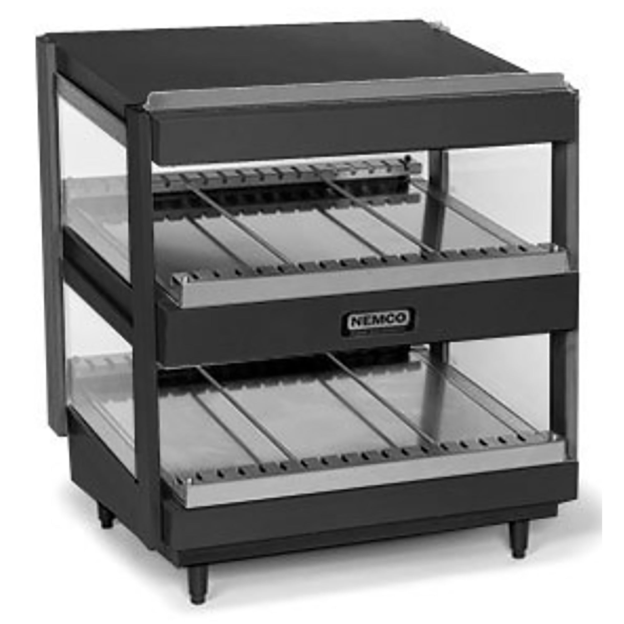 Nemco 6480 Series Heated Pass Through Station, Slanted Shelves - Various Configurations-Phoenix Food Equipment