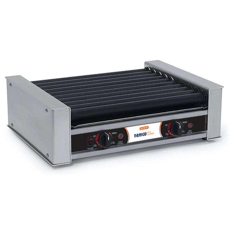 Nemco 8010 Series Hot Dog Grill - 6 Rollers, 10 Hot Dog Capacity - Various Configurations-Phoenix Food Equipment
