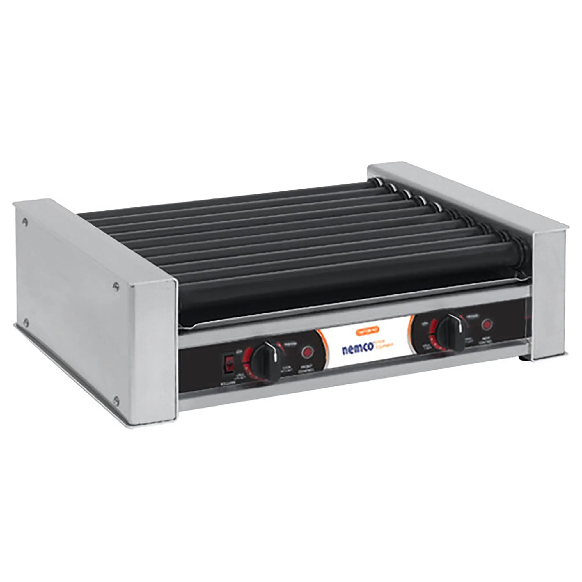 Nemco 8027 Series Hot Dog Grill - 10 Rollers, 27 Hot Dog Capacity - Various Configurations-Phoenix Food Equipment