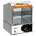 Nemco 8300 series stainless steel hot dog and bun steamer with glass doors and dial control, second size option