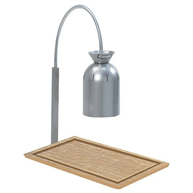 Nemco Carving Station with Flex Mount Lamp - Polyethylene or Wooden Base-Phoenix Food Equipment