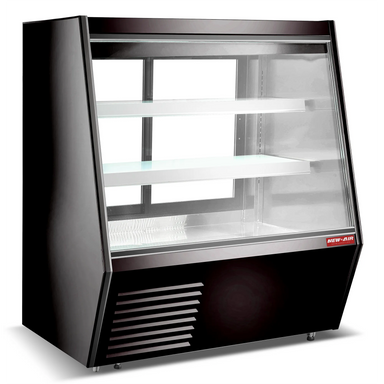 New Air NDDC-48-GC Curved Glass 48" Refrigerated Deli Case-Phoenix Food Equipment