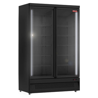New Air NGR-49-HB Double Door 49" Wide Display Refrigerator-Phoenix Food Equipment