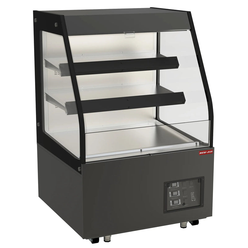 New Air NOM-36-HTS Mid Profile Double Shelf 36" Open Heater Merchandiser-Phoenix Food Equipment