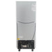 Nordic Air GFM-12C glass door display freezer, rear view showing the grey back panel and bottom compressor