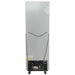 Nordic Air GFM-15C glass door display freezer, rear view showing the grey back panel and bottom compressor