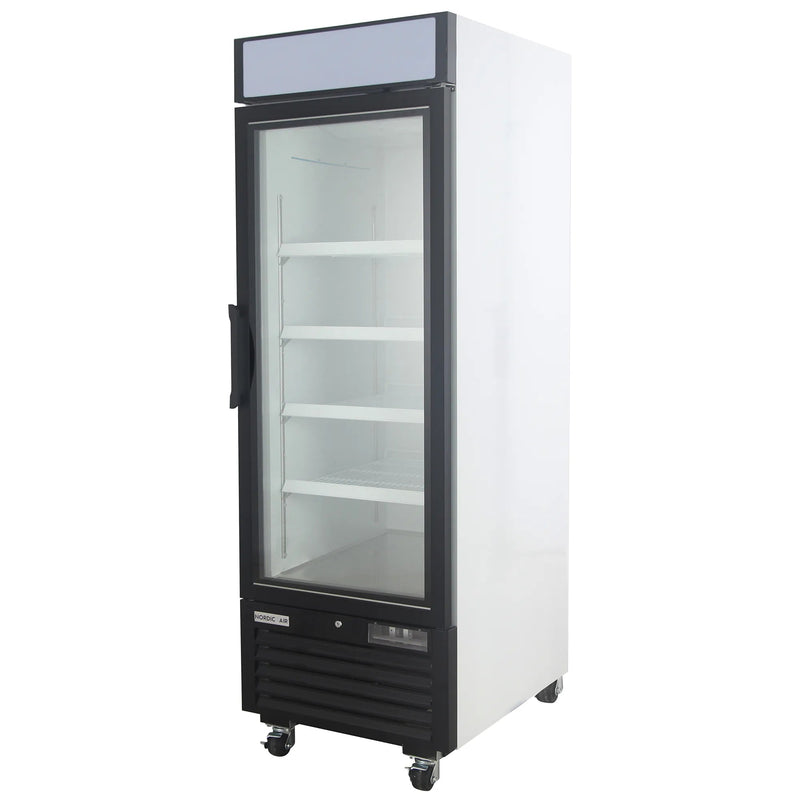 Nordic Air GFM-22C Single Swing Glass Door 27" Wide Display Freezer-Phoenix Food Equipment