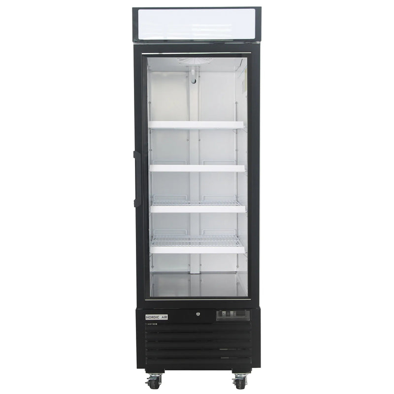 Nordic Air GFM-22C Single Swing Glass Door 27" Wide Display Freezer-Phoenix Food Equipment