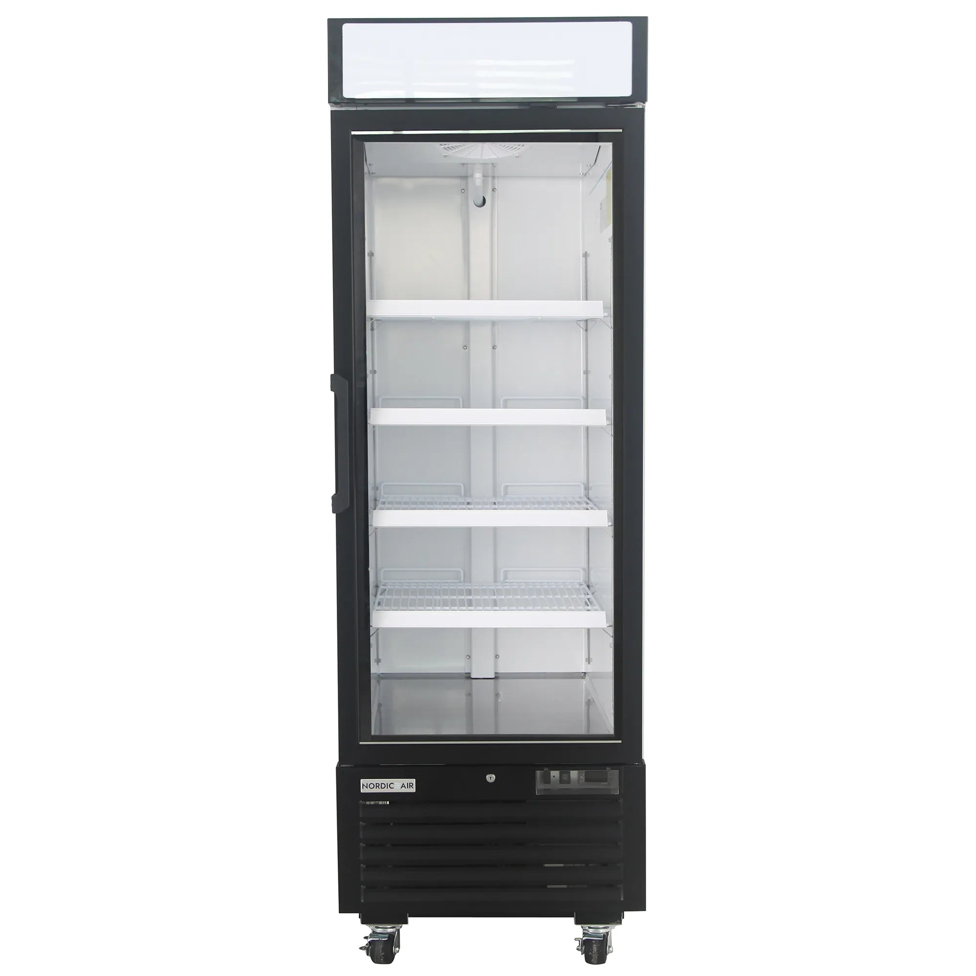 Nordic Air GFM-25C Single Swing Glass Door 28" Wide Display Freezer-Phoenix Food Equipment