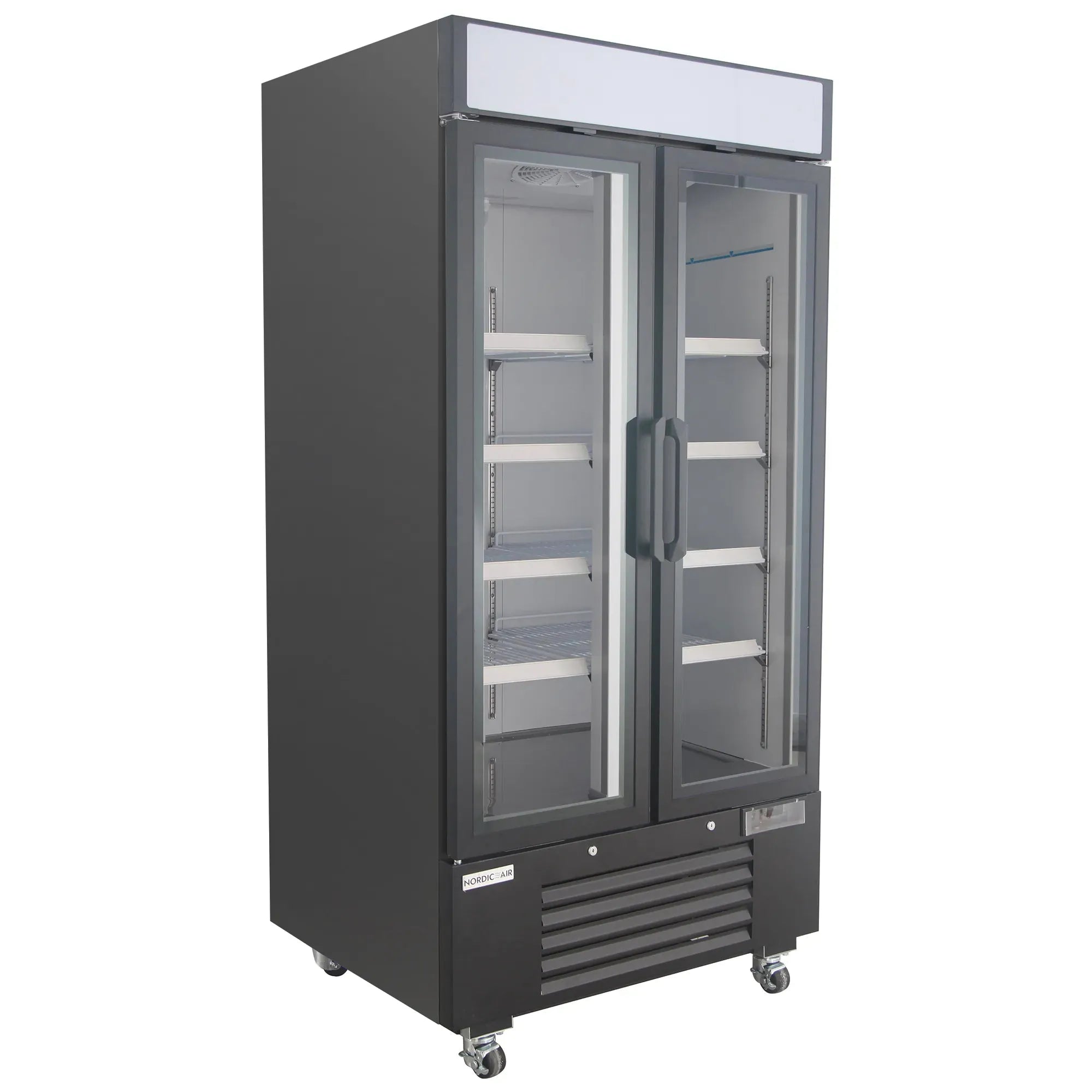 Nordic Air GFM-34C Double Swing Glass Door 40" Wide Display Freezer-Phoenix Food Equipment