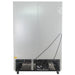 Nordic Air GFM-48C glass door display freezer, rear view showing the grey back panel and bottom compressor