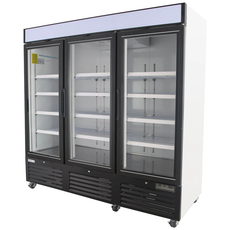 Nordic Air GFM-73C Triple Swing Glass Door 81" Wide Display Freezer-Phoenix Food Equipment