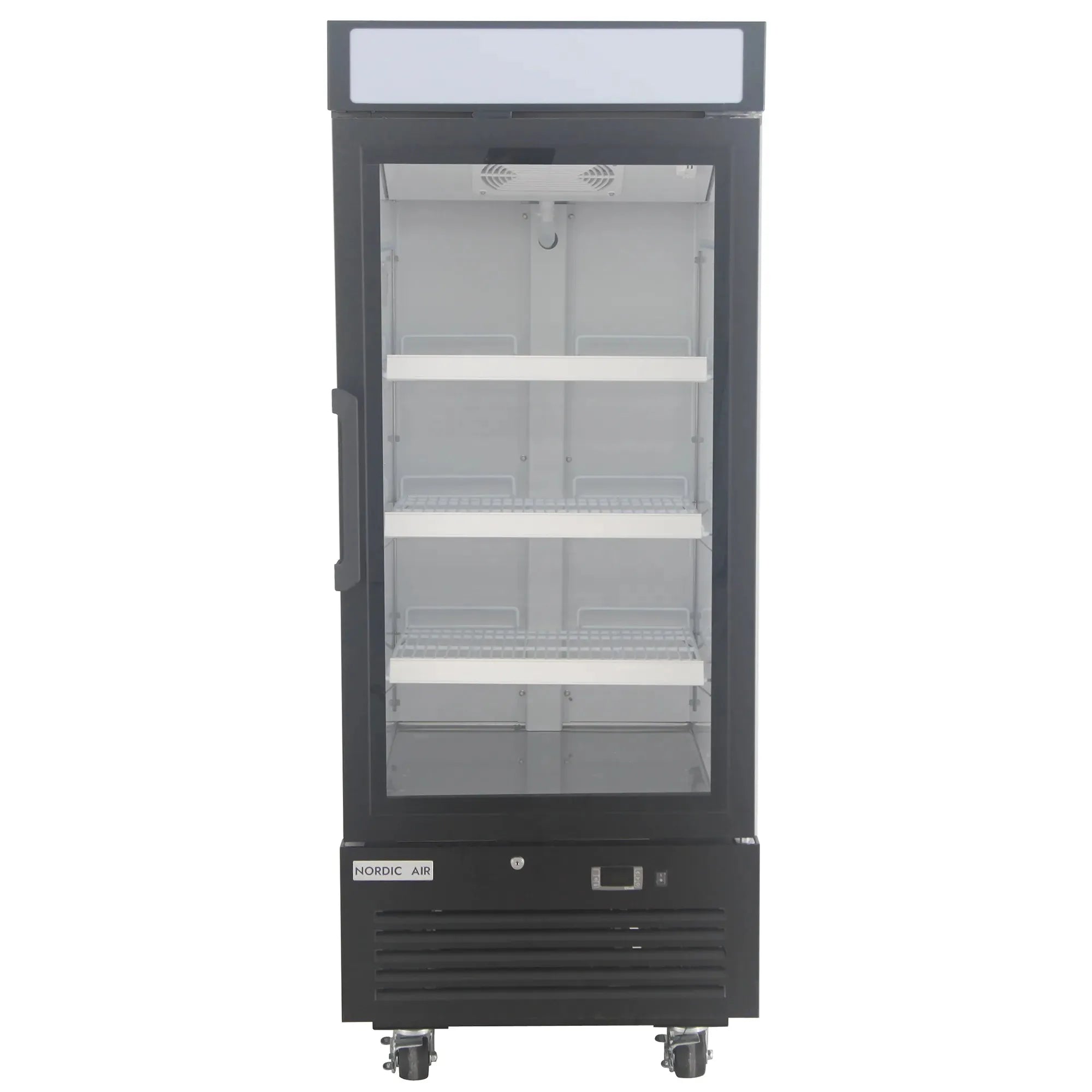 Nordic Air GRM-12C Single Door 25" Wide Glass Display Refrigerator