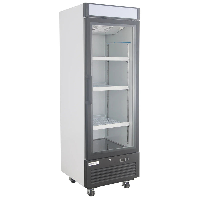 Nordic Air GRM-15C Single Door 25" Wide Glass Display Refrigerator-Phoenix Food Equipment