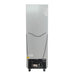 Nordic Air GRM-15C glass display refrigerator, rear view showing the grey back panel and bottom compressor