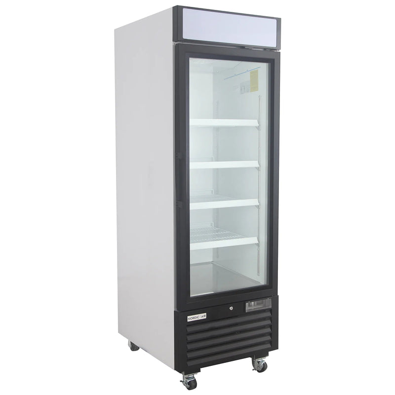 Nordic Air GRM-22C Single Door 27" Wide Glass Display Refrigerator-Phoenix Food Equipment