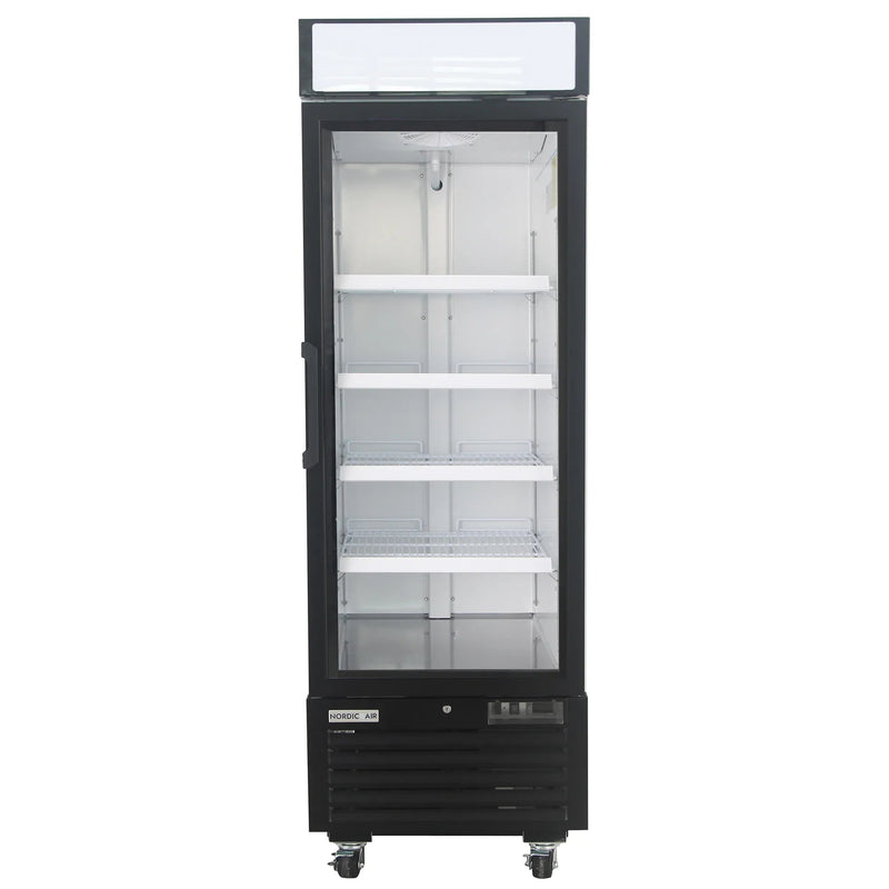 Nordic Air GRM-22C Single Door 27" Wide Glass Display Refrigerator-Phoenix Food Equipment