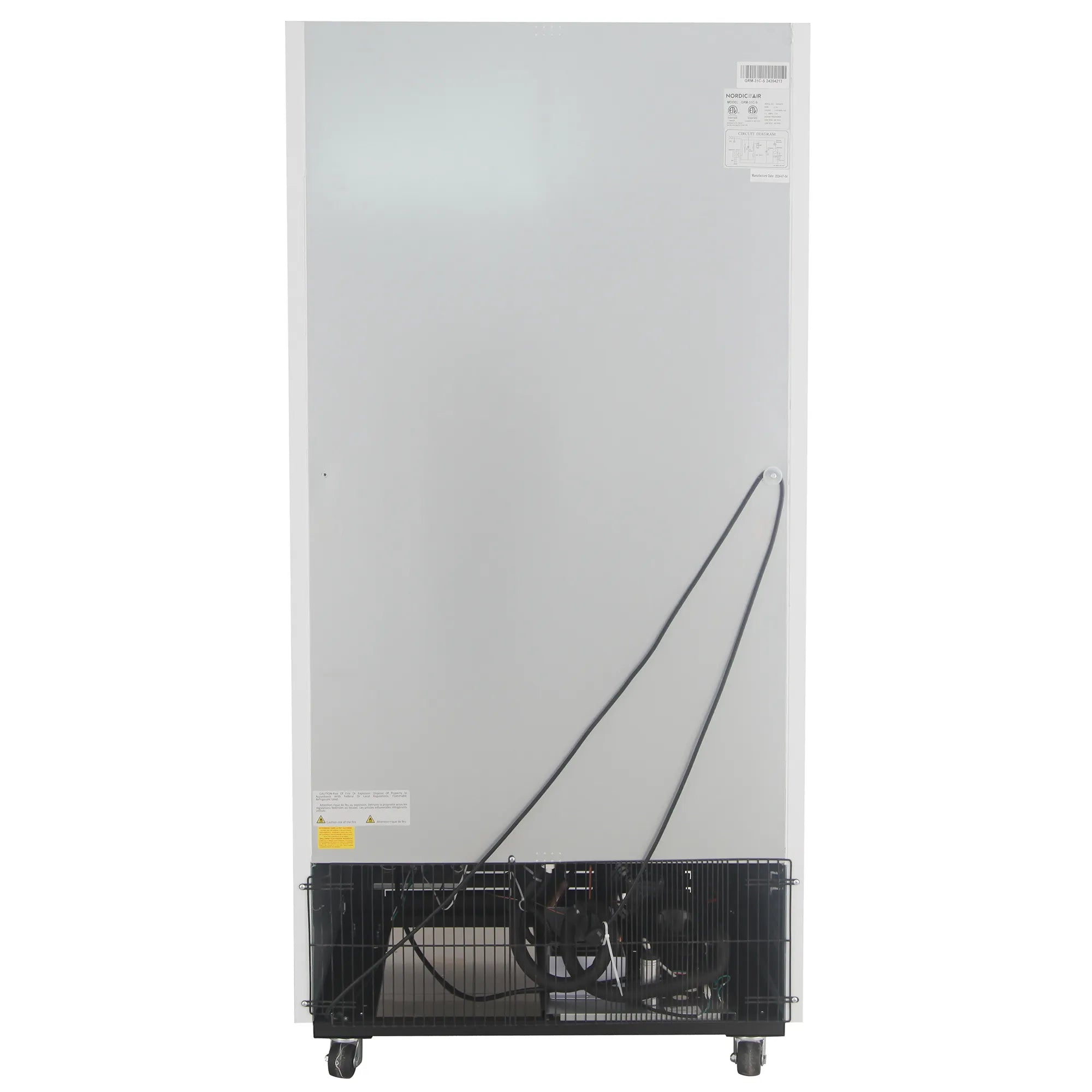 Nordic Air GRM-31C-S Double Sliding Glass Door 40" Wide Display Refrigerator-Phoenix Food Equipment