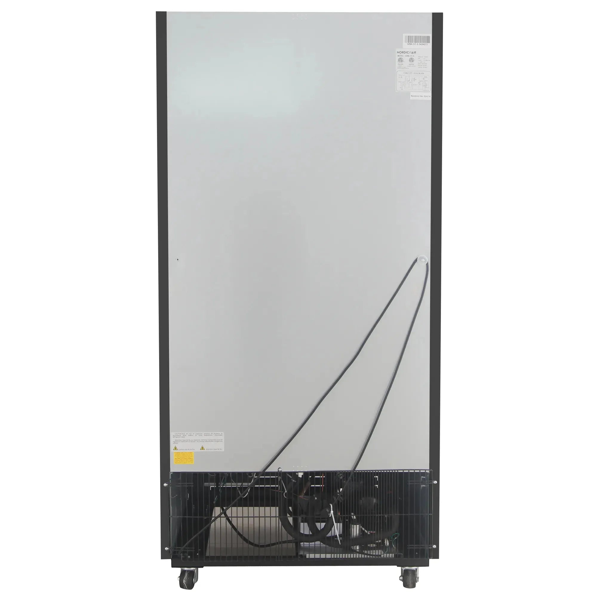 Nordic Air GRM-31C-S Double Sliding Glass Door 40" Wide Display Refrigerator-Phoenix Food Equipment