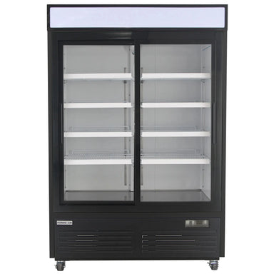Nordic Air GRM-46C-S Double Sliding Glass Door 54" Wide Display Refrigerator-Phoenix Food Equipment