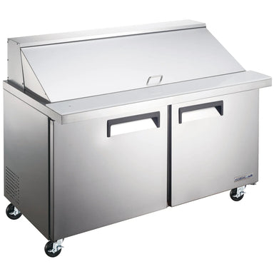 Nordic Air MSPT-60-24 Double Door 60" Refrigerated Mega Top Sandwich Prep Table-Phoenix Food Equipment