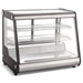 Nordic Air NACP-32 countertop 32-inch angled glass refrigerated pastry display case with two wire shelves