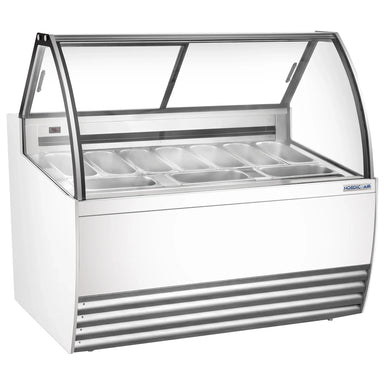 Nordic Air NGEL-10-COMP 55" Gelato Dipping Freezer - 10 Pan Capacity-Phoenix Food Equipment